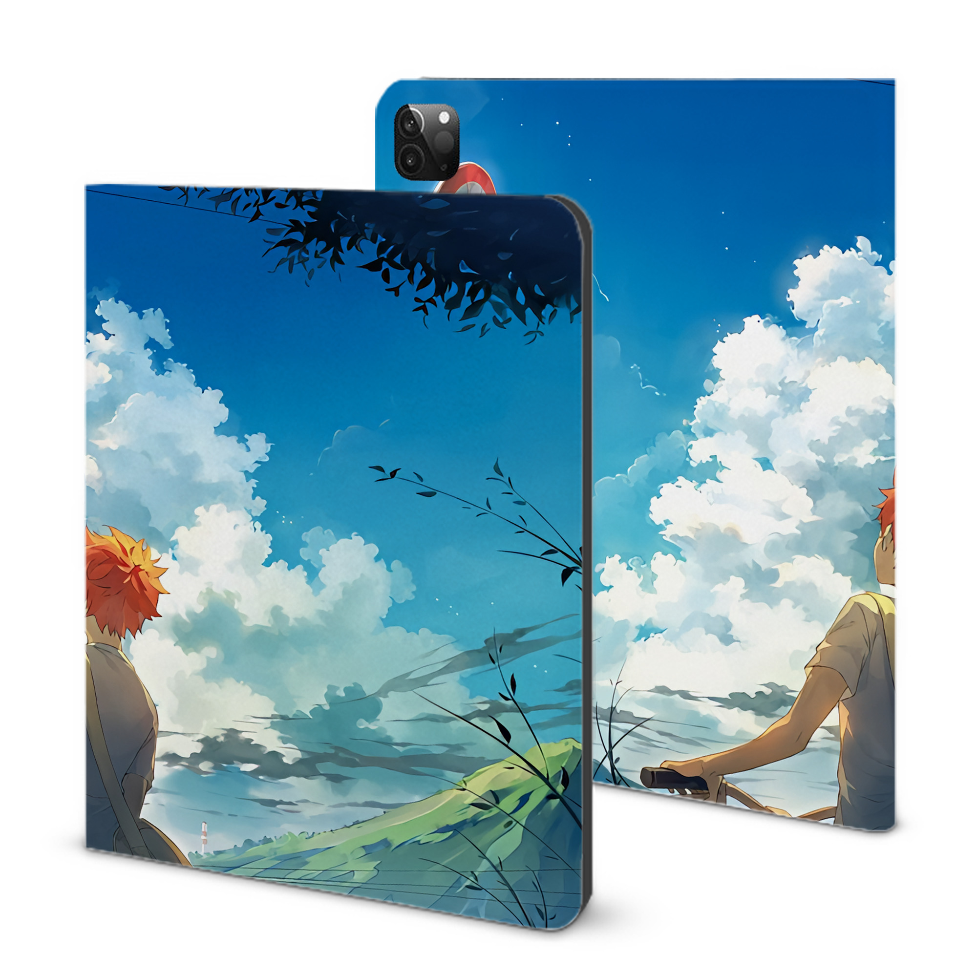 （画像用） ハイキュー!! Haikyu!! IPadケース ペンホルダー付き ブックスタイルデザイン